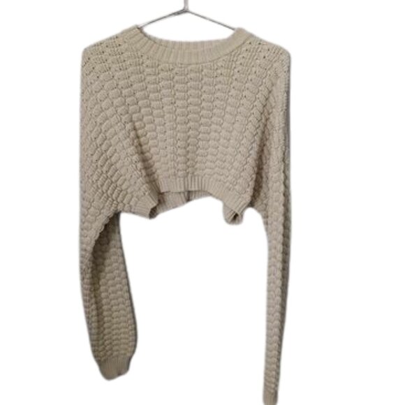 Milk It Glare Knit Cutout Sweater Size 8 - Picture 2 of 15